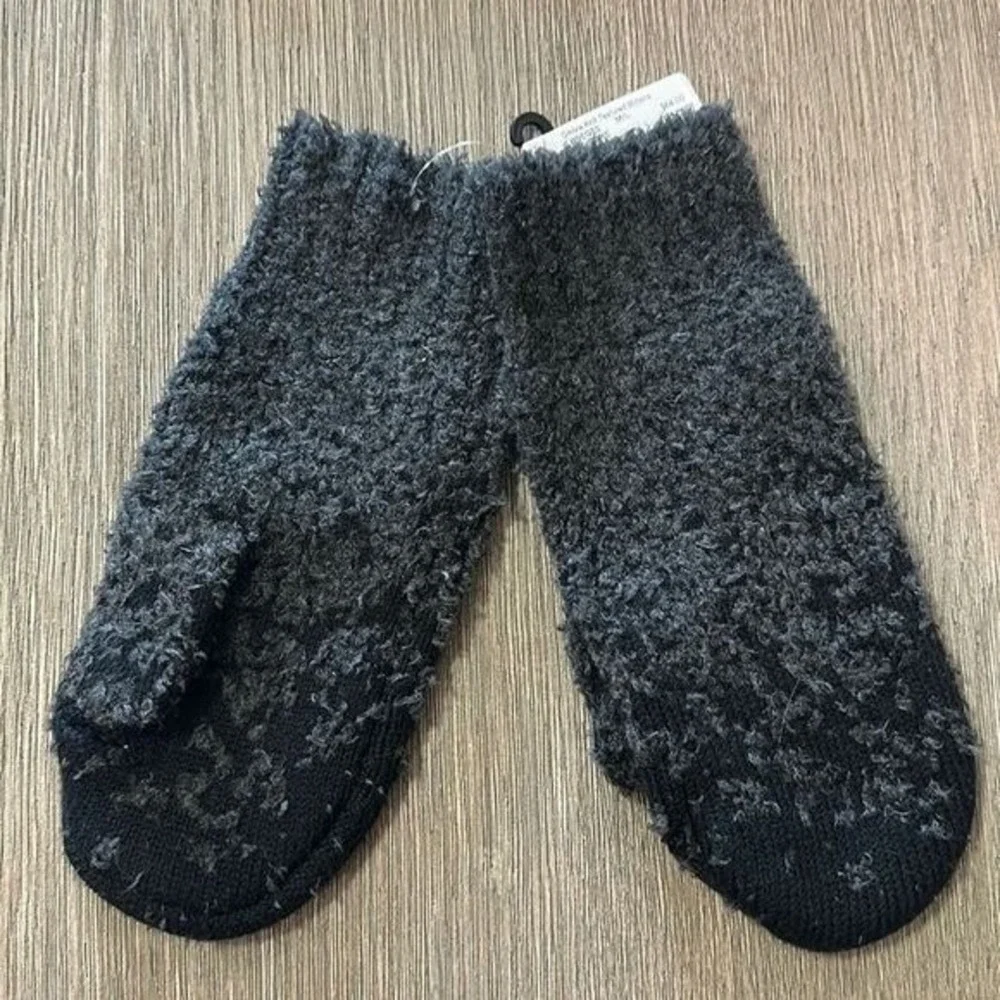 Lululemon M/L Women's Ombre Knit Textured‎ Mittens black NWT gloves
